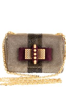 Christian Louboutin Sweety Charity Gold Bag - Lyst