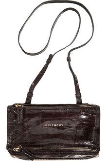 Givenchy Mini Patent Pandora Messenger - Lyst