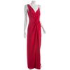 Nicole Miller Berry Stretch Silk Draped Asymmetrical Gown in Purple (berry) - Lyst
