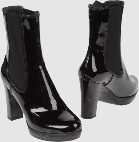 Prada Sport Ankle Boots in Black - Lyst