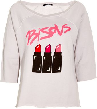 Wildfox Bisous Cotton-blend Sweatshirt - Lyst