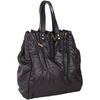 Yves Saint Laurent Black Nylon Zip Leather Trim Tote in Black - Lyst