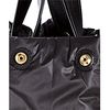 Yves Saint Laurent Black Nylon Zip Leather Trim Tote in Black - Lyst