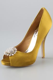 Badgley Mischka Lissa Satin Pumps - Lyst