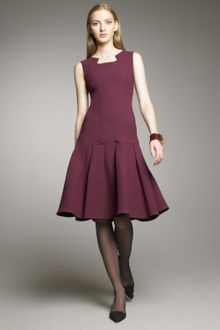 Oscar de la Renta Seamed Drop-waist Dress - Lyst