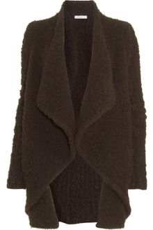 Givenchy Boucle Drape Lapel Cardigan - Lyst
