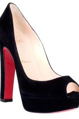 Christian Louboutin Bambou 140 Suede Pump