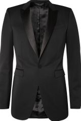 Burberry Prorsum Tailored Tuxedo Suit Jacket