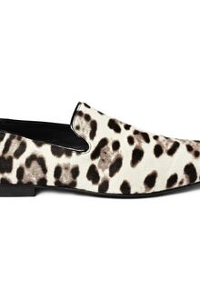 Jimmy Choo Sloane Leopard Print Loafers - Lyst