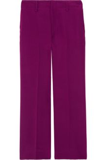Marni Cropped Wool and Silk-blend Pants - Lyst