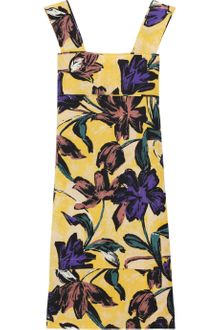Marni Printed Cotton and Linen-blend Dress - Lyst