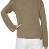 Zoe Tees Cottonblend Knit Sweater in Brown - Lyst