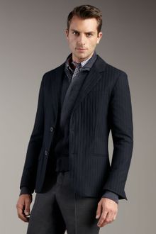 Lanvin Striped Two-button Blazer - Lyst