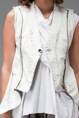 DRKSHDW by Rick Owens Bleached Denim Vest
