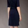 Joseph Drape Dress with Frill in Blue - Lyst