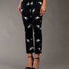 Miu Miu Cat Print Silk Trouser in Black - Lyst