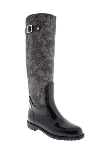 Valentino Lace Rubber Boots - Lyst
