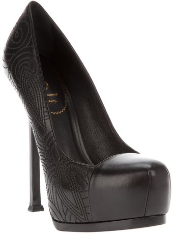 Yves Saint Laurent Platform Stiletto - Lyst