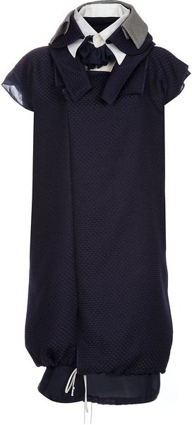 Comme Des Garçons Archive Layered Neck Dress - Lyst