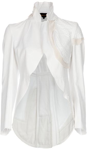 Comme Des Garçons Archive Appliqué Detail Jacket - Lyst