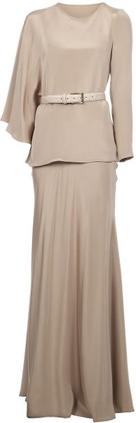 Liska By Thomas Kirchgrabner Two Pice Outfit in Beige - Lyst