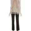 Red Valentino Silk Appliqué Top in Beige (nude) - Lyst