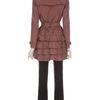 Valentino Frill Trench Coat in Purple (mauve) - Lyst