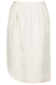 Valentino Vintage Vintage Linen Skirt - Lyst