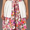 Yves Saint Laurent Vintage Vintage Peplum Detail Skirt in Floral (pink) - Lyst
