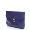 Balenciaga Padlock Clutch Bag in Blue - Lyst