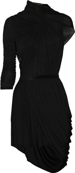 Alexander Wang Asymmetric Fine-jersey Dress - Lyst