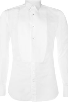 Dolce & Gabbana Pleated-bib Tuxedo Shirt - Lyst