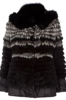 Liska Fox Fur Jacket - Lyst
