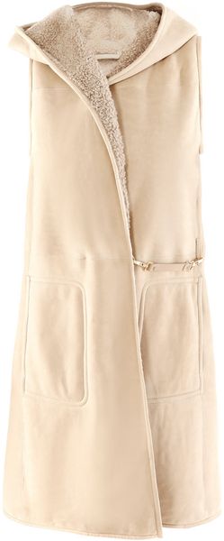 Maxmara S Max Shearling Gilet - Lyst