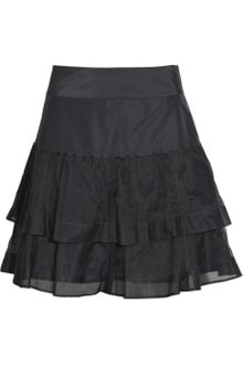 See By Chloé Silk-blend Tiered Skirt - Lyst