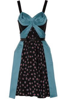 Z Spoke by Zac Posen Printed Silk-chiffon Dress - Lyst