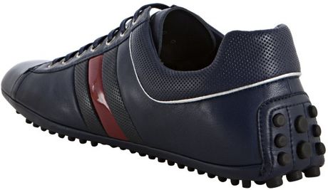 mens blue gucci trainers