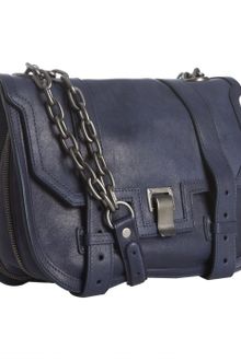 Proenza Schouler Blue Leather Ps1 Mini Messenger Bag - Lyst