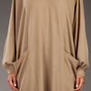 Yves Saint Laurent Cashmere Slouch Dress in Beige - Lyst