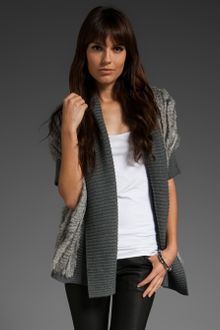 Haute Hippie Knit Bunny Vest - Lyst