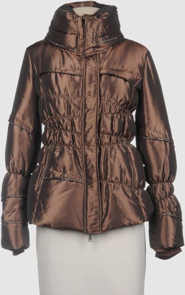 Richmond Denim Down Jacket in Gold (cocoa) - Lyst