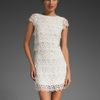 See By Chloé Tiered Lace Dress in White - Lyst