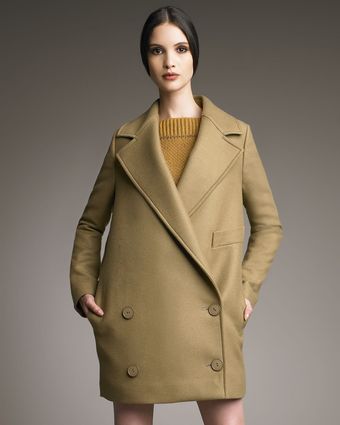 Stella McCartney Boxy Cocoon Coat - Lyst
