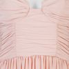 Zimmermann Rouched Bustier Dress in Pink - Lyst