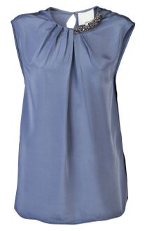 3.1 Phillip Lim Sleeveless Drape Top - Lyst