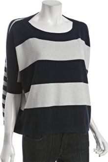 Autumn Cashmere Peacoat Cashmere Stripe Boxy Sweater - Lyst