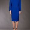 Gianni Versace Vintage Box Jacket Suit in Blue - Lyst