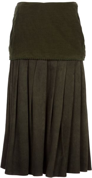 Gianni Versace Vintage Maxi Skirt - Lyst
