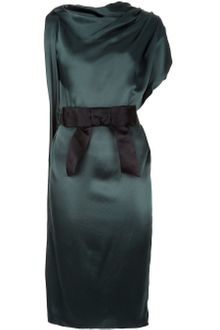 Lanvin Drape Dress - Lyst