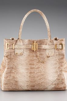 Rachel Zoe Zoe Snake-embossed Tote - Lyst